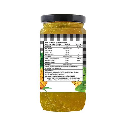 Sugar-Free Combo of Pineapple & Orange Jam - Pack of 2 (400g x 2)