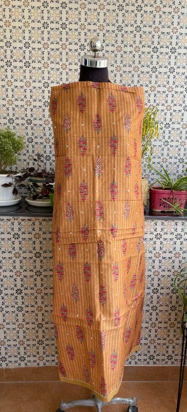 unstitched chanderi dress material/suit-ch53