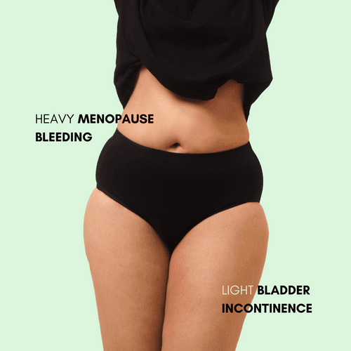 Senior Secure: High Rise Hipster Leakproof Underwear in Medium Absorbency