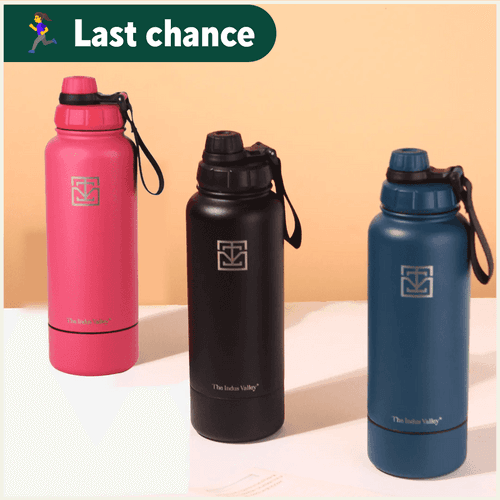 Premium Stainless Steel Vacuum Insulated Water Bottle Flask, Storage Container, Hot & Cold, 900 ml