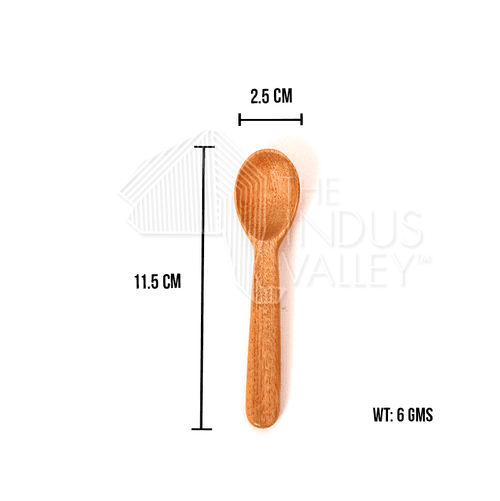 Neem Wood Kids Spoon - Set of 6