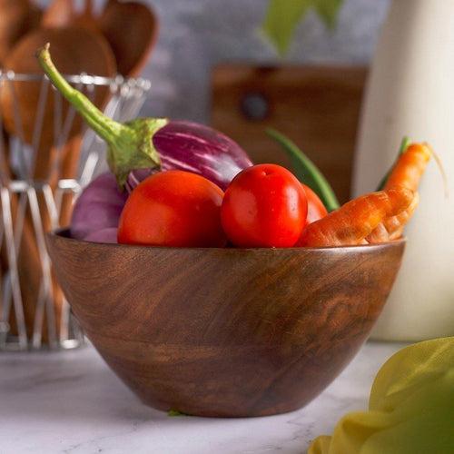 Sheesham Wood Salad/Snack Bowl | 7.8 Inch Diameter