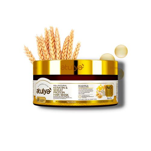 atulya Keratin & Wheat Protein Hair Mask - 200gm