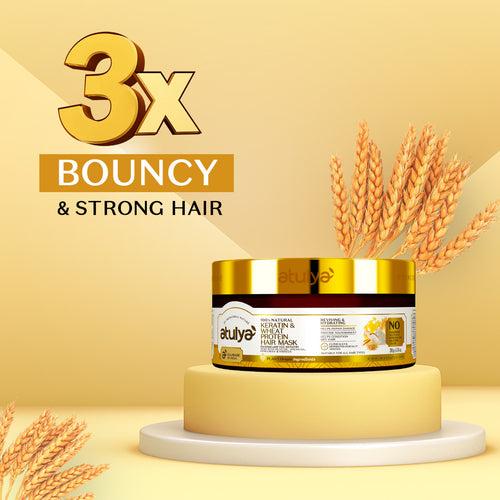 atulya Keratin & Wheat Protein Hair Mask - 200gm