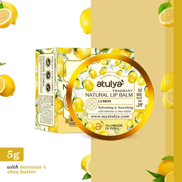 atulya Lemon Lip Balm - 5gm (6 Products at Rs.799)