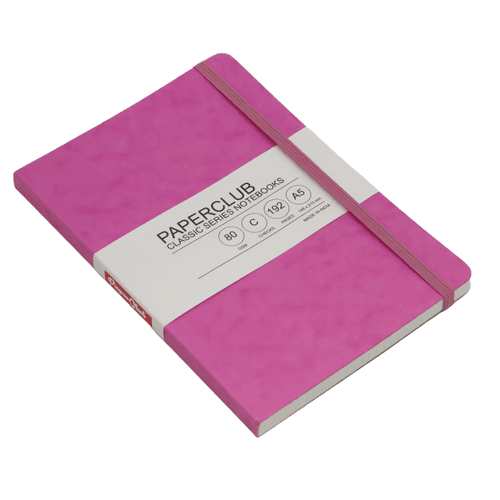 Paper Club Classic Notebook Checks Pink 192Pages A5 - 53321