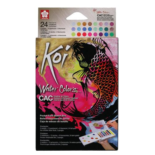 Sakura Koi Water Colour Cakes Metallic 24 Shades