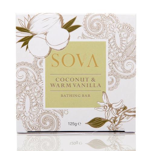 COCONUT x WARM VANILLA NOURISHING BATH BAR FOR ALL SKIN TYPES (PACK OF 2)