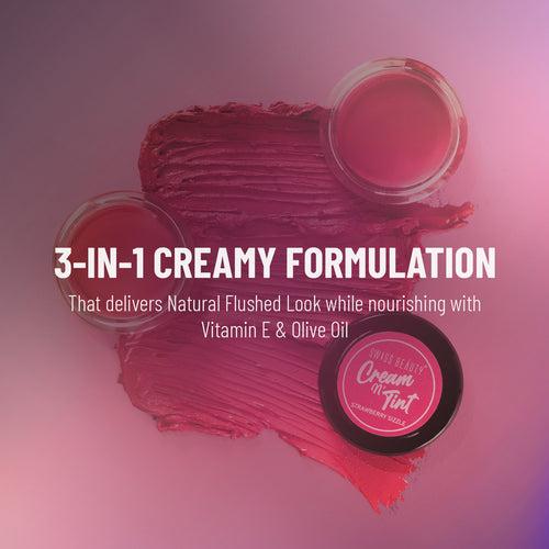 3-in-1 Lip and Cheek Cream N' Tint