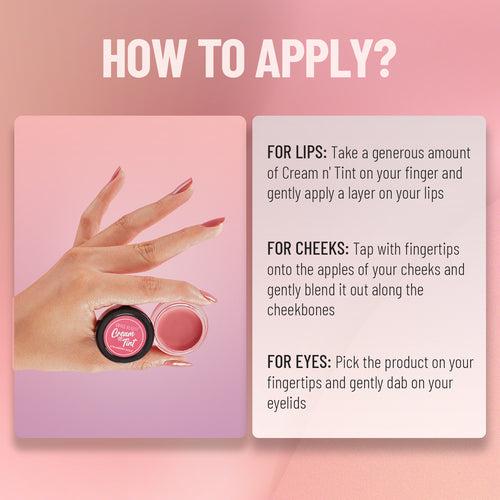 3-in-1 Lip and Cheek Cream N' Tint