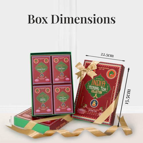 India Herbal Tea Collection: Tea Gift Box( Pack of 4)