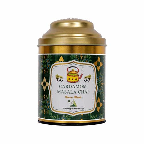 Luxury Leatherette Chai Teas: Tea Gift Box ( Pack of 4)