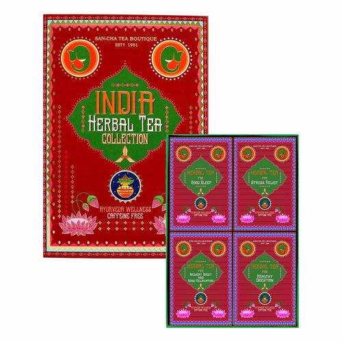 India Herbal Tea Collection: Tea Gift Box( Pack of 4)