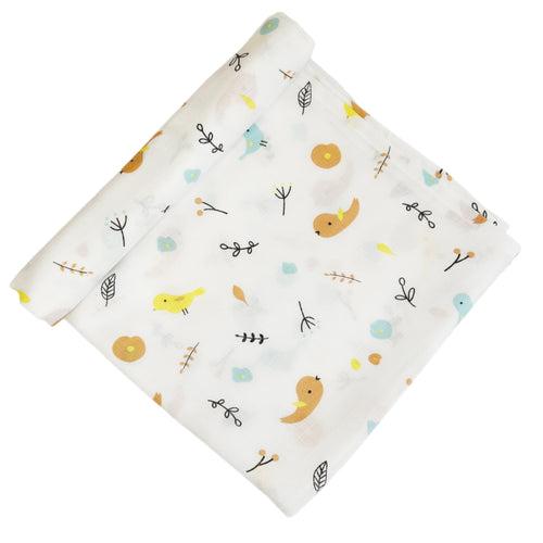 Organic Muslin Towel- Bird