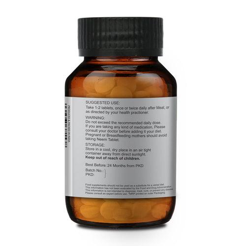 Neem Extract Tablets | Azardirachta indica | 500mg
