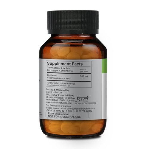 Shatavari Extract Tablets | Asparagus racemosus | 500mg