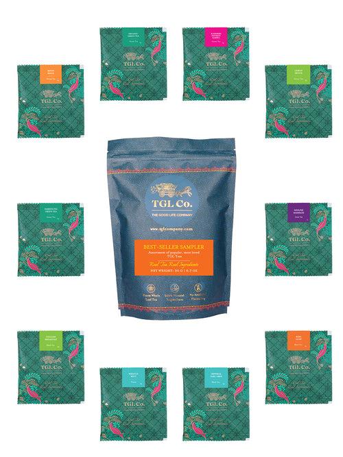 Bestsellers Tea Sampler Box - Tea Bags Box