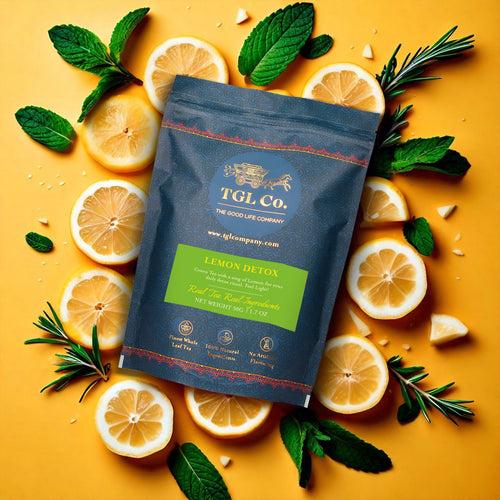 Lemon Detox Green Tea Bags / Loose Tea Leaf