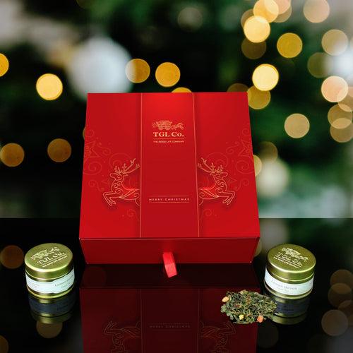 Reindeer Delight - Christmas Teas Gift Set | 3 Teas With 1 Tea Infuser