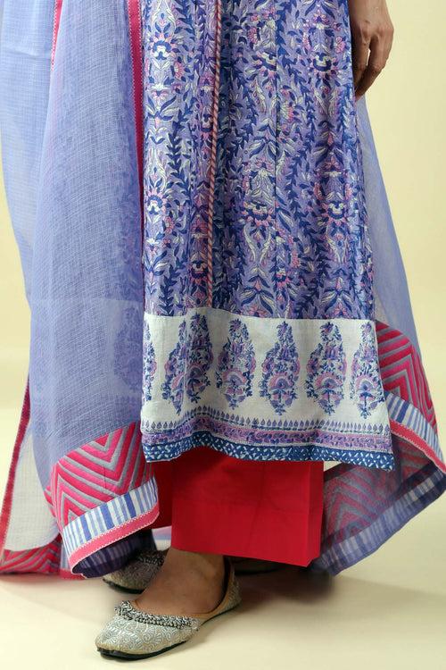 Light Purple Kotadoriya Dupatta