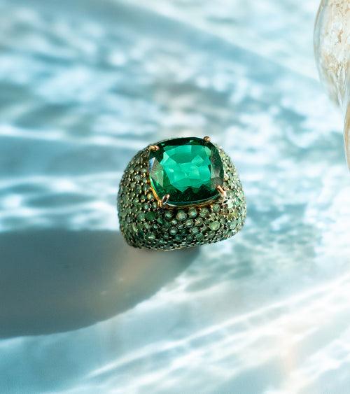 Emerald | Cocktail Ring