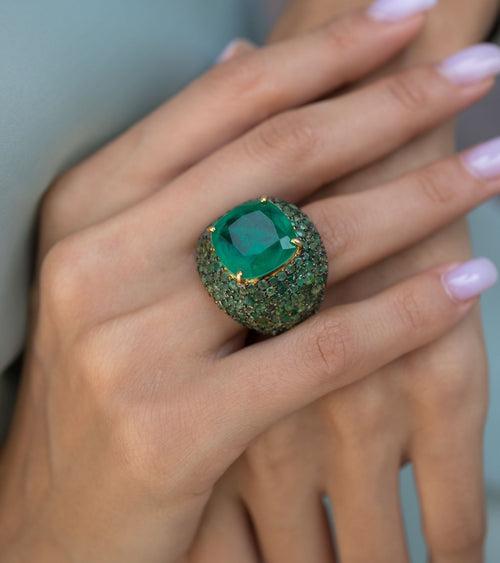 Emerald | Cocktail Ring