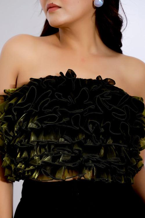 Ruffle Party Crop Top