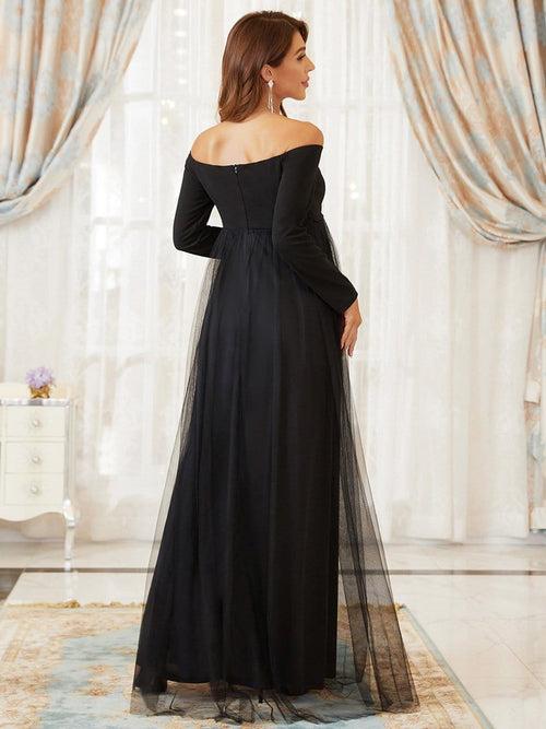 Timeless Black Maternity Dress