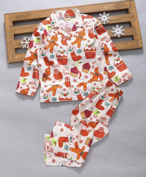 HAPPY HOLIDAYS COTTON NIGHTSUIT