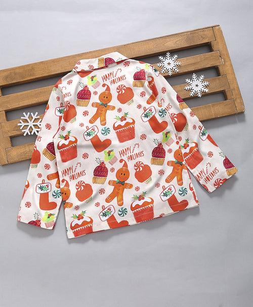 HAPPY HOLIDAYS COTTON NIGHTSUIT