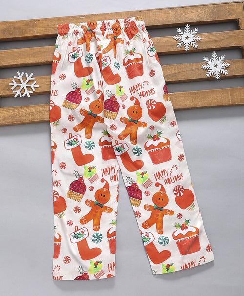 HAPPY HOLIDAYS COTTON NIGHTSUIT