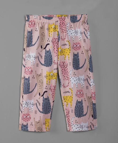 CATS PRINT NIGHTSUIT