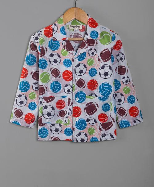 ALL BALLS PRINT NIGHTSUIT