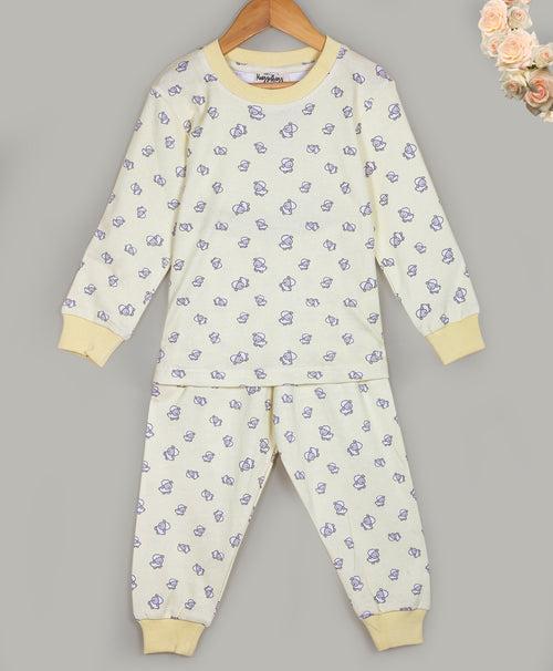 ALL OVER SHEEP PRINT JERSEY SLEEP SET