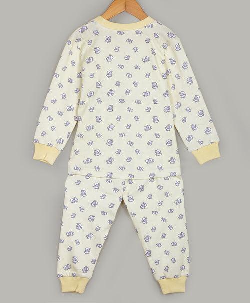 ALL OVER SHEEP PRINT JERSEY SLEEP SET