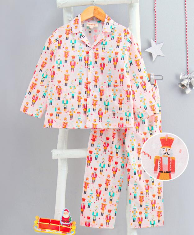 NUTCRACKER PRINT COTTON NIGHTSUIT