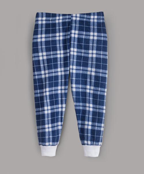 NAVY CHECK POLAR FLEECE TRACKSUIT we