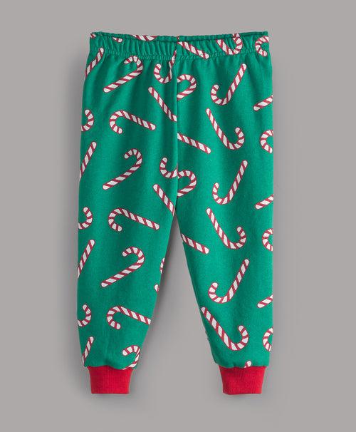 GREEN CANDY CANE PRINT TRACKSUIT by