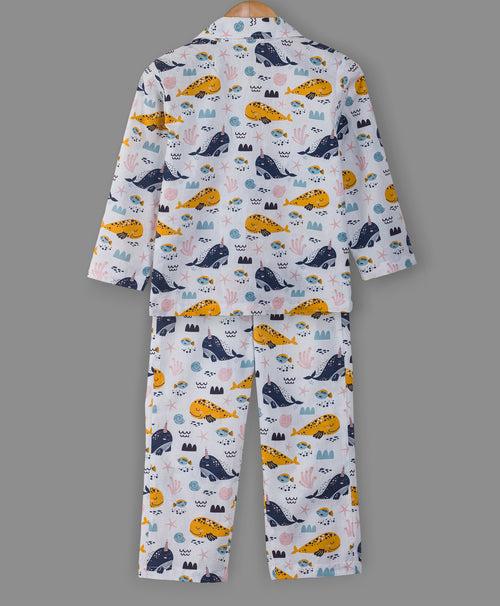 WHALE PRINT NIGHTSUIT