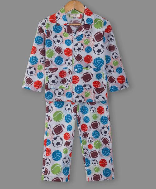 ALL BALLS PRINT NIGHTSUIT