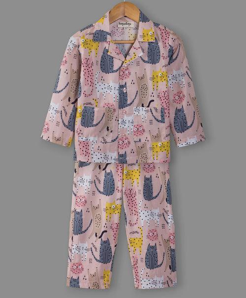 CATS PRINT NIGHTSUIT