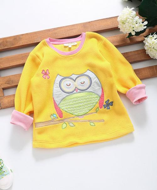 Owl Patchwork Fleece set in