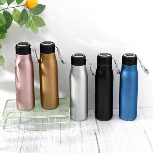 The Better Home Double-Walled Vacuum Insulated Stainless Steel Water Thermosteel Bottle | Leakproof, BPA Free, Rustproof | Hot & Cold Water Bottle for Gym, Home, Office, Travel | 550ml (Silver)