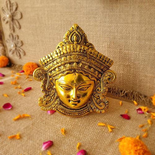 Brass Durga Maa Wall Decor