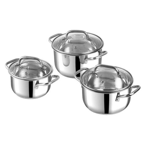 Vinod Stainless Steel Mainz Saucepot Set - (Induction Friendly)