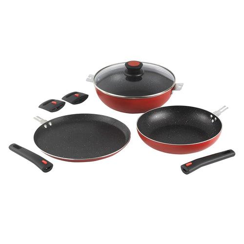 Vinod Connect Non Stick Cookware Set 3 pc (Induction Friendly)