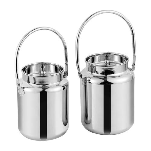 Kraft Stainless Steel Barni With Lid (Liquid Storage Container)