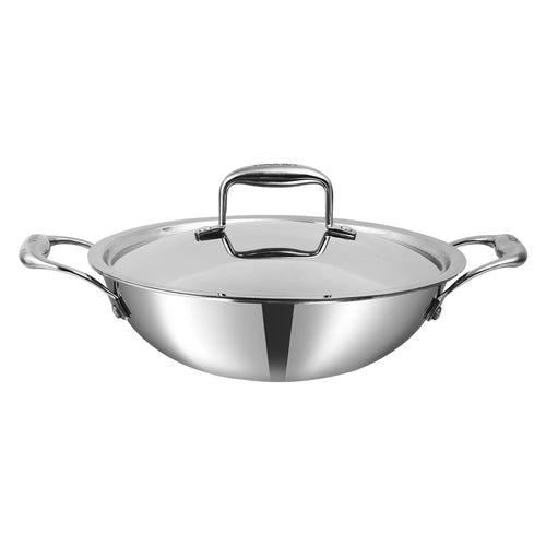 Vinod Platinum SAS Pro Extra Deep Kadai (Induction Compatible)