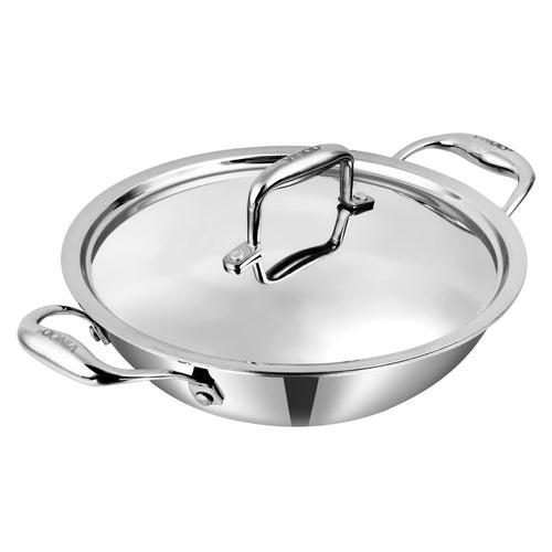 Vinod Platinum SAS Pro Extra Deep Kadai (Induction Compatible)