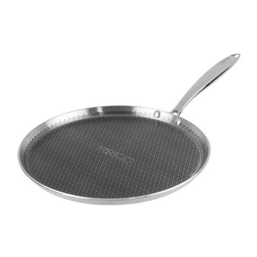 Vinod Platinum Triply Stainless Steel SAS Pro Dosa Tawa  (Induction  Friendly)